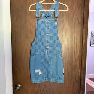 Vans Blue Checkered Mini Dress